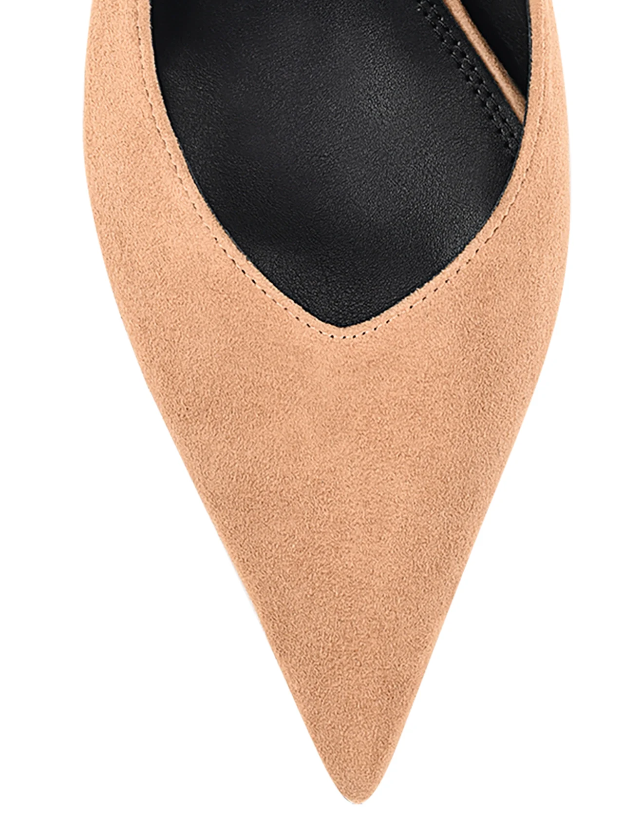 Yankee Slingback Block Heel - Camel Tan Suede - Image 6