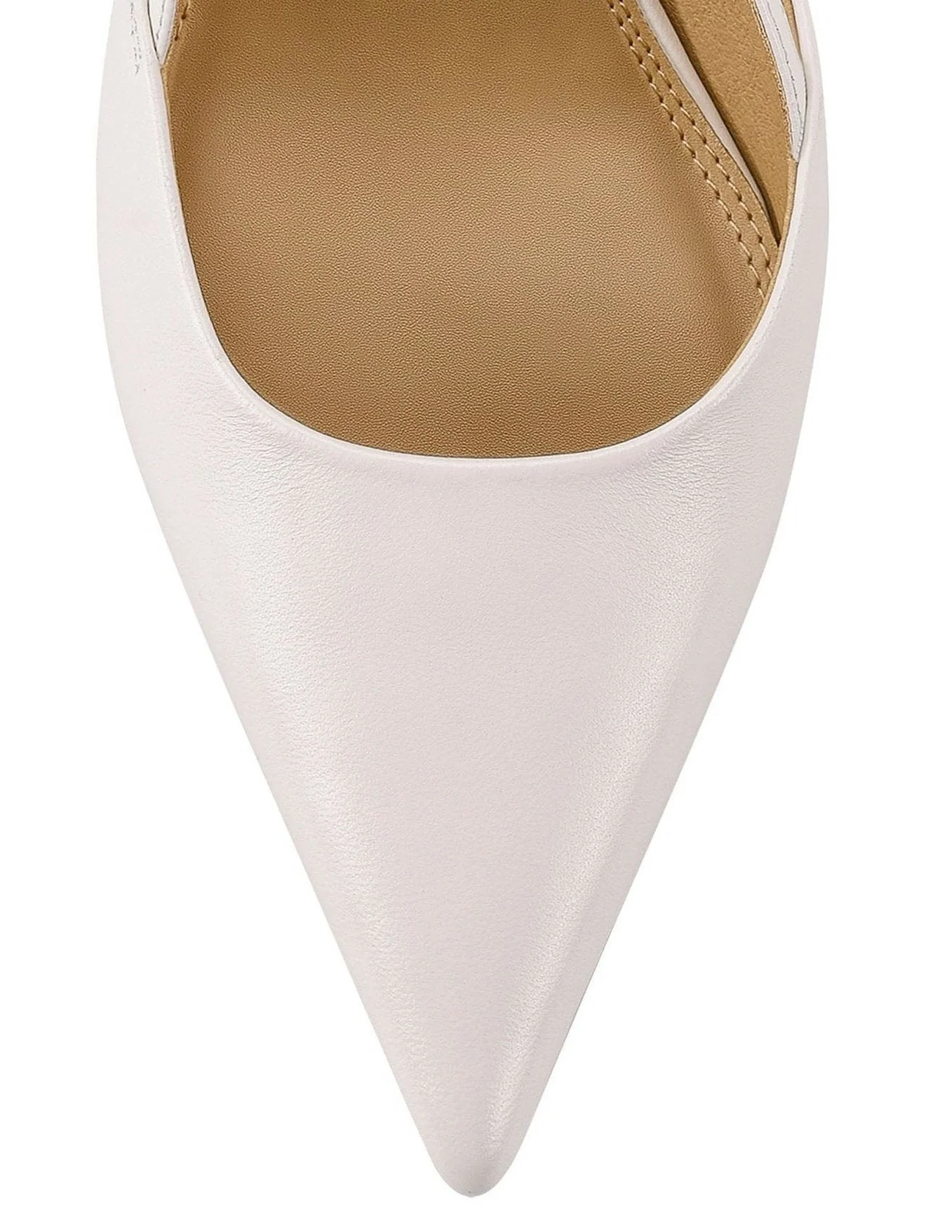 Yasmine Slingback Heels - Chalk Leather - Image 6