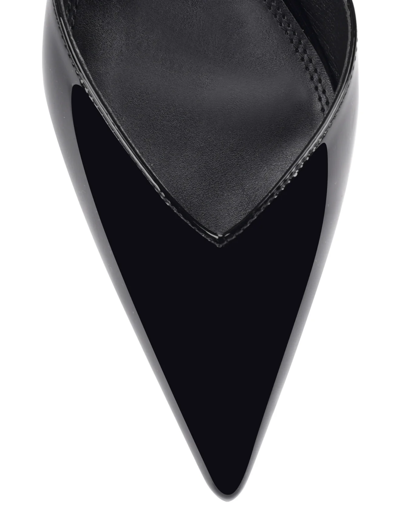 Yoco Slingback Kitten Heels - Black Patent Leather - Image 4