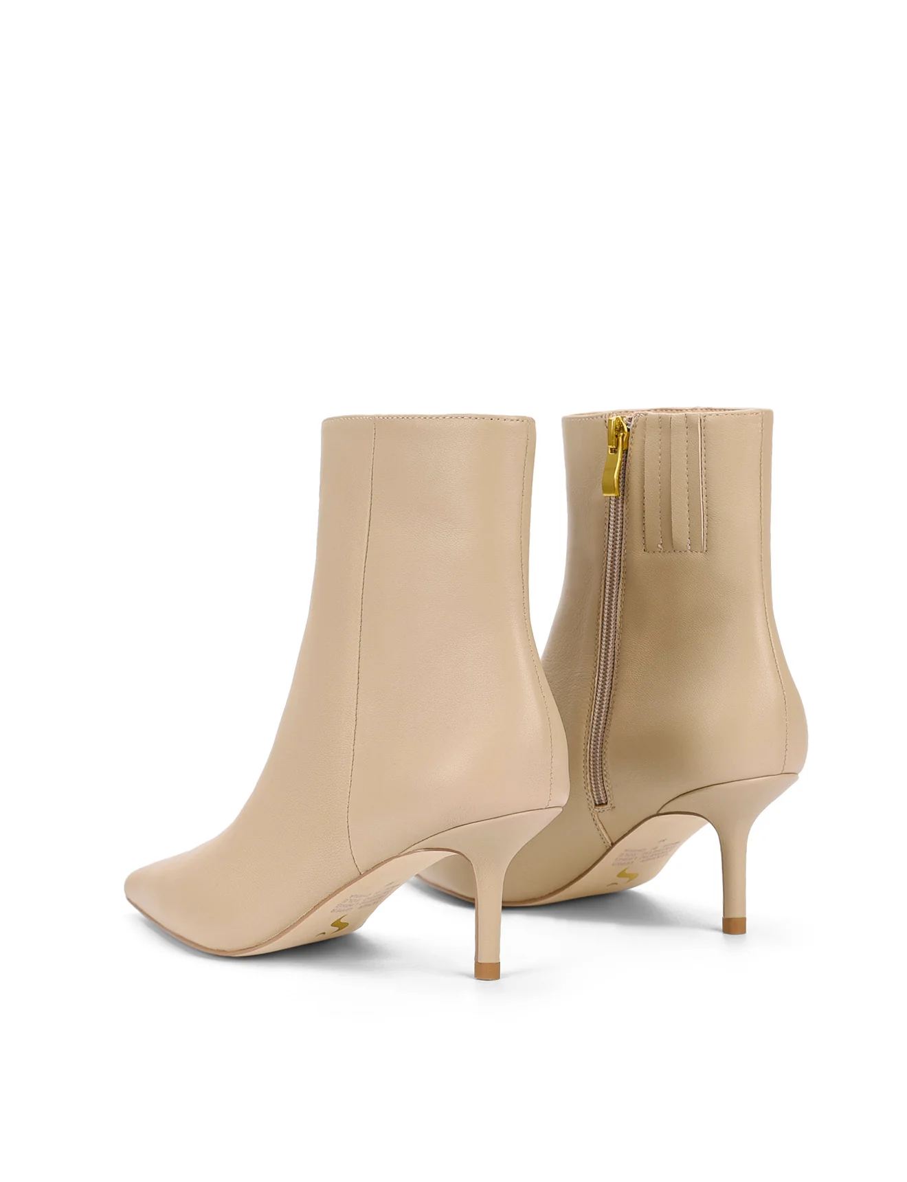 Yosha  Ankle Boots - Nude Leather - Image 4